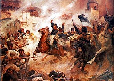 Primer enfrentamiento contra los realistas