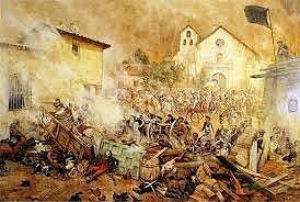 Enfrentamiento en el combate de "Tres Acequias"