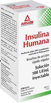 Insulina humana a través de la tecnología de ADN recombinante