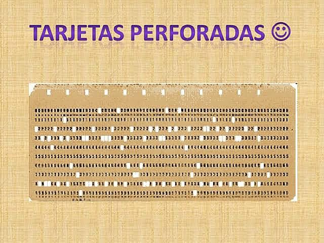 Tarjetas perforadas