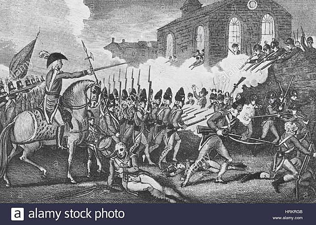 La bataille de Concord et de Lexington