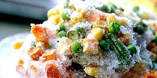 Alimentos congelados.