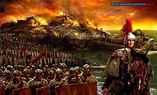 History of the structure of the Roman Empire