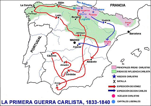 Geografia del carlisme