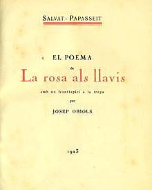 El poema de la rosa als llavis (Joan Salvat.Papasseit)