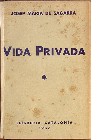 Vida Privada (Josep M. Sagarra)