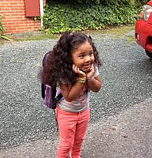 Isabella Starts Kindergarten