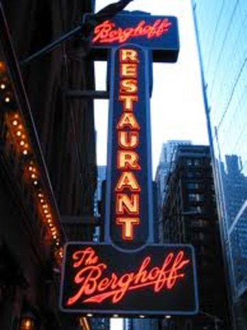 Dinner at Berghoff Resturaunt