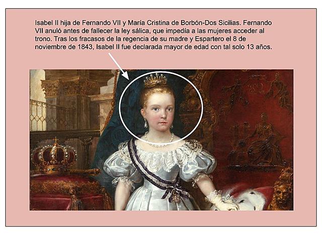 Mayoría de edad de Isabel II