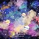Galaxy watercolor
