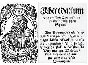 Prvi slovenski knjigi - Abecednik in Katekizem