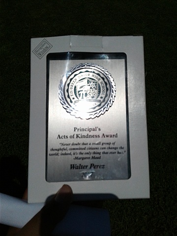 JHS Graduation and Award