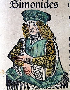 El poeta griego Simónides de Ceos fue uno de los inventores de la mnemotecnia