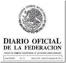 Diario Oficial de la Federación