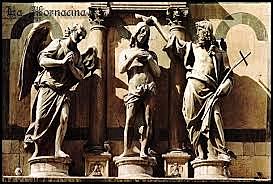 Esculpió el ángel del grupo escultórico del Bautismo