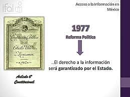 El DAI se deriva de las reformas al artículo 6º constitucional,