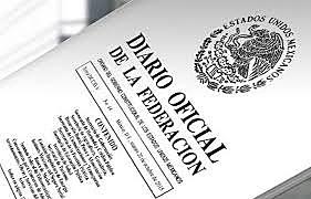 se publicó en el Diario Oficial de la Federación