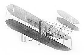 The Wright brothers flyer