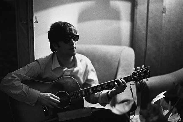 Beatles and Bob Dylan meet