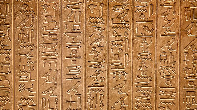 Desarrollo de los jeroglíficos en Egipto