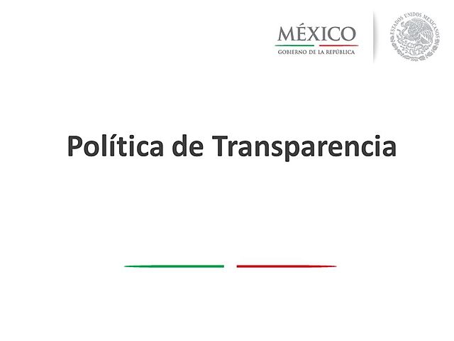 Se crean políticas de Transparencia para evitar los problemas en información.