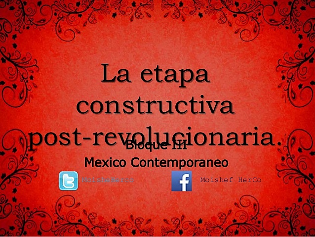 Relaciones Internacionales en la Post-revolución