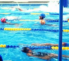Fui a una competencia de Natación