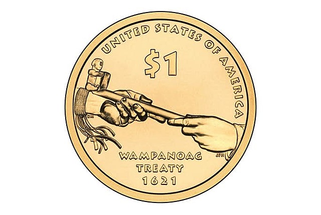 Pilgrims and Wampanoag sign treaty