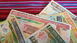 Timeline: Origen de la moneda en Guatemala