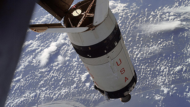 Apollo 7 broadcasts Live TV from Space