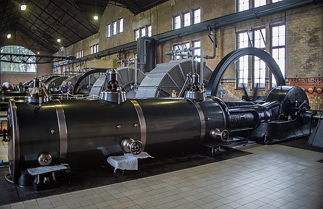 La máquina de vapor.