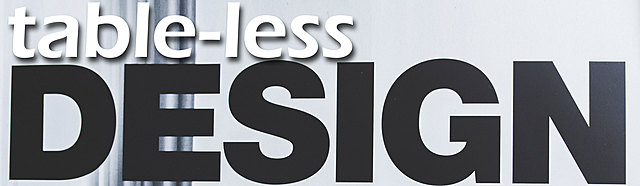 TableLess Web Design