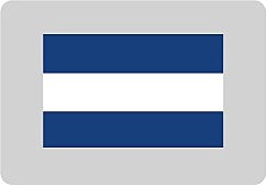 Bandera usada por Juan Manuel Rosas