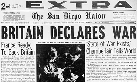 (EU) Britain declares war on Germany