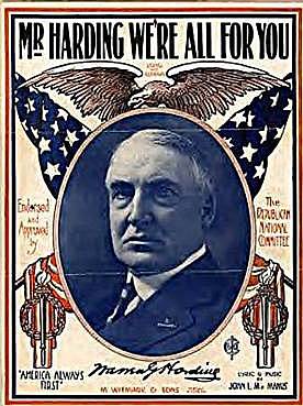 President Harding’s Return to Normalcy