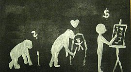 Timeline: Art Evolution Cave Art-1950