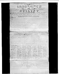 South Carolina passes ordinance of nulliication