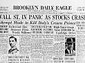 1929 Stock Market Crash