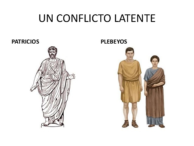 Conflicto entre patricios y plebeyos