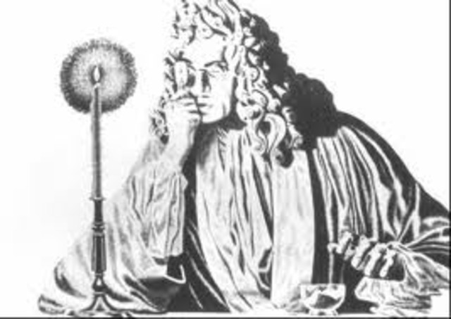 Anton Van Leeuwenhoek observa por primera ves seres microscópicos