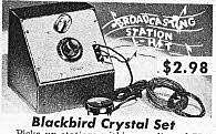 Blackbird Crystal Set (toy)