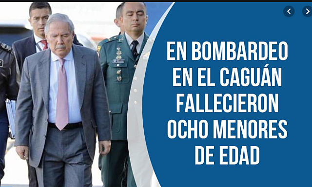 BOMBARDEO EN EL CAGUAN