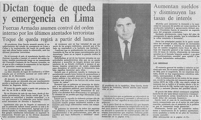 Declara estado de emergencia en Lima y Callao