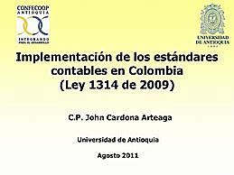 Ley 1314 de 2009