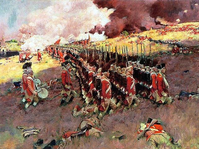 Derrota de las casacas rojas inglesas por George Washington en Yorktown