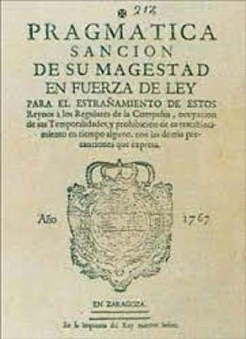 Publicación de la Pragmática Sanción de 1789