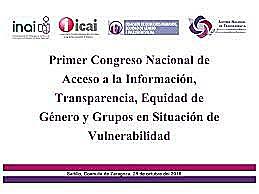 Primer Congreso Nacional de Transparencia
