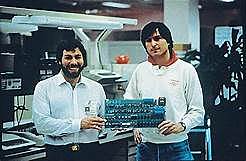 Steve Wozniak and Steve Jobs