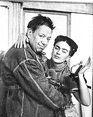 Frida and Diego returned to Mexico