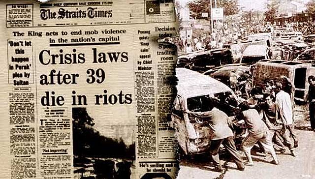 Racial riots, known as May 13